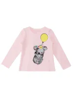 Balonlu Koala Kız Çocuk T-shirt Pantolon Takım