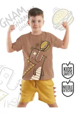 Oyuncu Dino Erkek Çocuk T-shirt Şort Takım