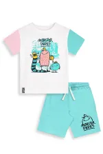 Monster Dudes Boys' T-shirt and Shorts Set