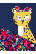 Süslü Leo Kız Çocuk Elbisesi