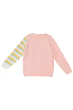 Unicorn Girl's Pink Knitted Sweater