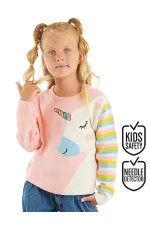 Unicorn Girl's Pink Knitted Sweater