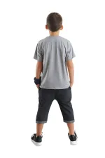 Cool Animals Erkek Çocuk T-shirt Kapri Şort Takım