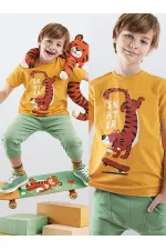 Skater Boys' T-shirt and Capri Shorts Set