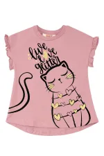 Love Cat Kız Çocuk T-shirt Tayt Takım
