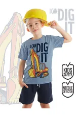 Kepçe İşte Erkek Çocuk T-shirt Şort Takım
