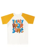 Roarsome Erkek Çocuk T-shirt Kapri Şort Takım