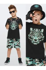 Ensemble t-shirt et short Tiger Boys