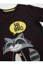 Rakun Erkek Çocuk T-shirt Pantolon Takım