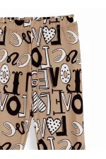 Love Girls' Leggings and T-Shirt Set