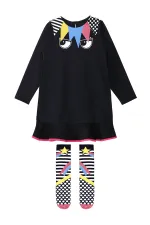 Perçem Kız Çocuk Elbise + Çorap