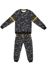Arabalar Erkek Çocuk Siyah Eşofman Takım