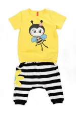Vız Vız Maya Kız Çocuk T-shirt Kapri Şort Takım
