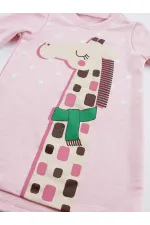 Robe girafe cool pour fille