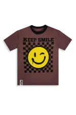 Smile Erkek Çocuk T-shirt Şort Takım