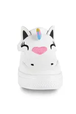Unicorn Beyaz Kız Sneakers Spor Ayakkabı