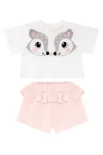 Twin Deer Girls' T-shirt and Shorts Set