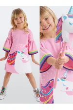 Robe Licorne Étoile pour Fille