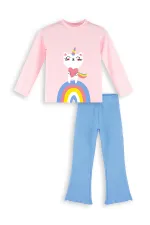 Catcorn Kız Çocuk T-shirt Pantolon Takım