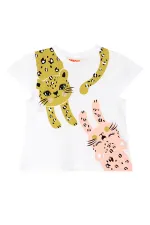 Mischievous Cats Girls' T-shirt and Shorts Set