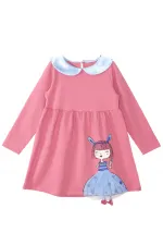 Robe rose de fille lapin
