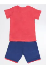 Korsan Dino Erkek Çocuk T-shirt Şort Takım
