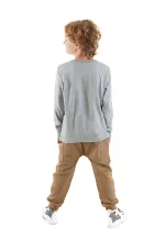 Cepte Kaplan Erkek Çocuk T-shirt Pantolon Takım