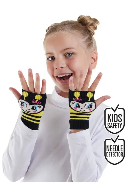 Gants sans doigts Bees Girl