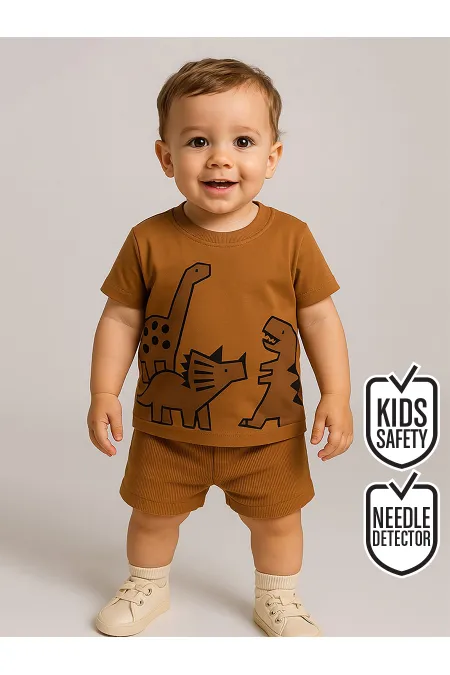 Dinosaur Baby Boy T-shirt, Camisole and Shorts Set
