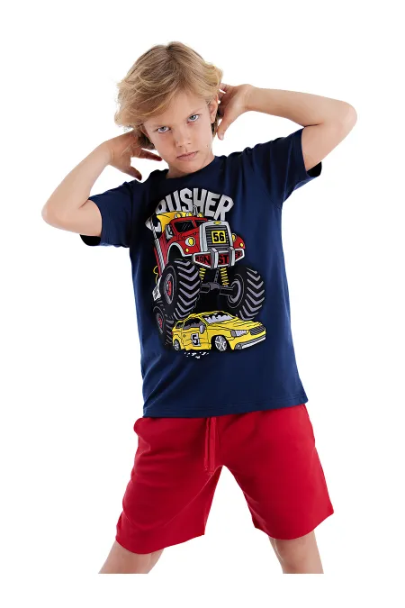 Crusher Erkek Çocuk T-shirt Şort Takım Crusher Erkek Çocuk T-shirt Şort Takım