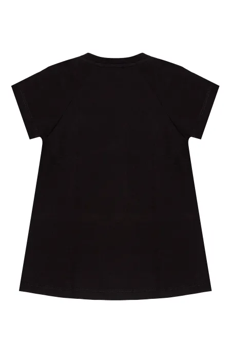 Zebracorn Siyah Kız Çocuk Tunik Tayt Takım