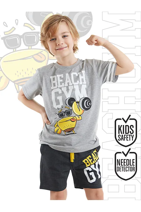 Beach Gym Erkek Çocuk T-shirt Şort Takım