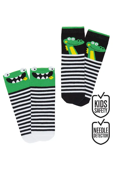 Buddies Boys' 2-Pack Ankle Socks