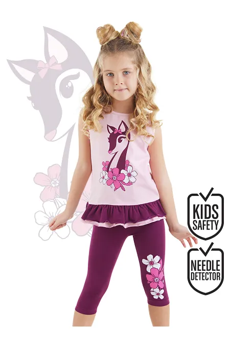 Seylan Kız Çocuk Tunik Tayt Takım