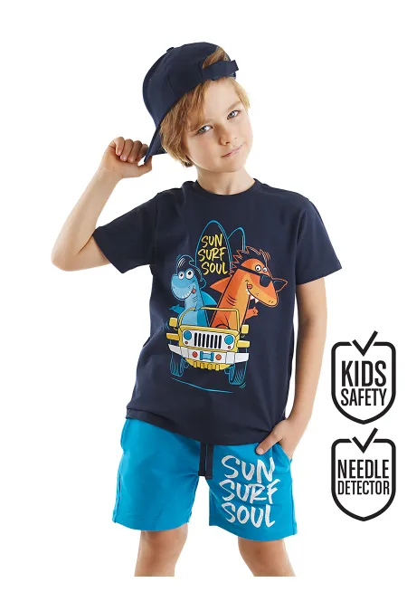 Shark Surf Erkek Çocuk T-shirt Şort Takım