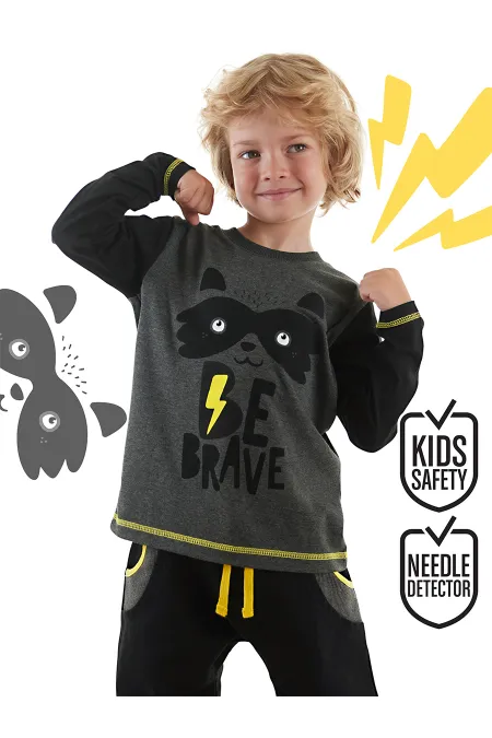 Be Brave Erkek Çocuk T-shirt Pantolon Takım
