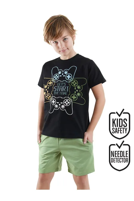 Oyunu Başlat Erkek Çocuk T-shirt Şort Takım