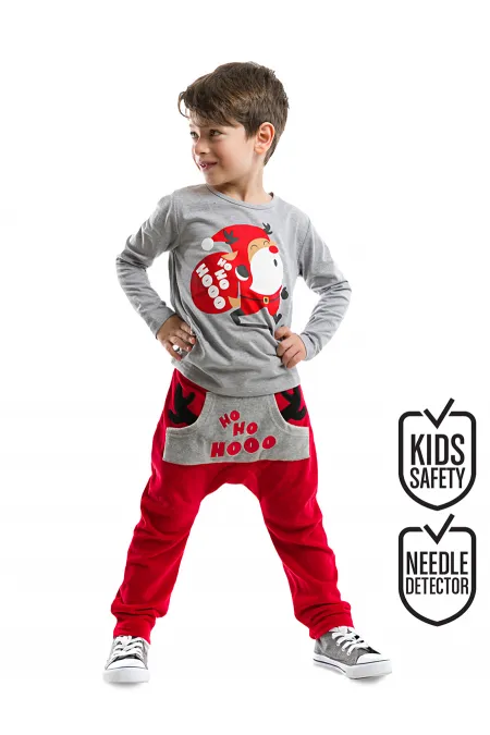 Ho Ho New Year's Boys' T-shirt and Pants Set