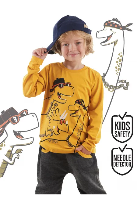 Cool Dinolar Erkek Çocuk T-shirt Pantolon Takım