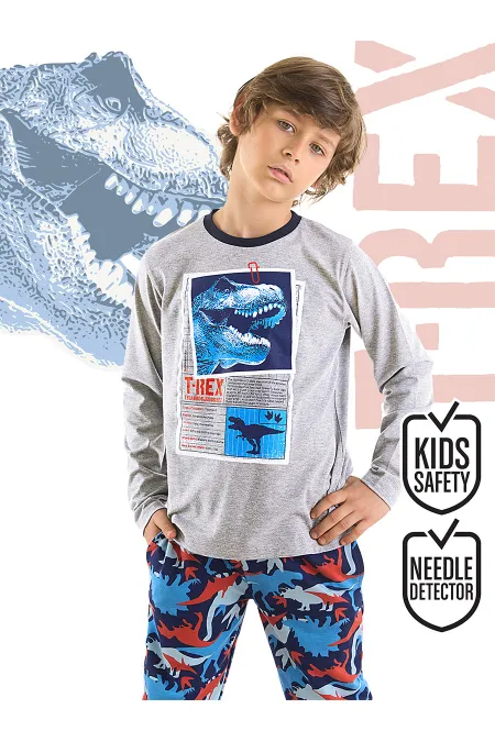 T-rex Info Erkek Çocuk T-shirt Pantolon Takım