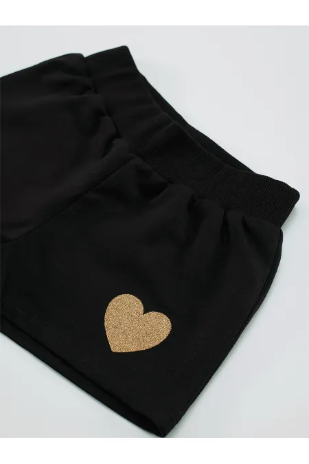 Sevimli Fare Kız Çocuk T-Shirt Şort Takım