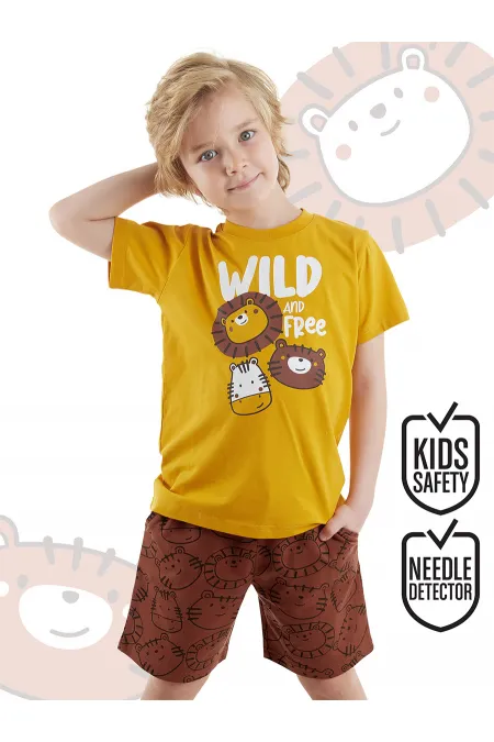 Wild Erkek Çocuk T-shirt Şort Takım