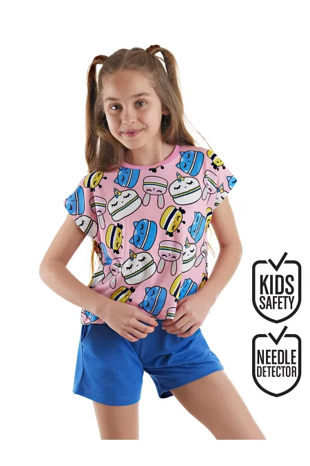 Tatlı Kurabiyeler Kız Çocuk T-shirt Şort Takım