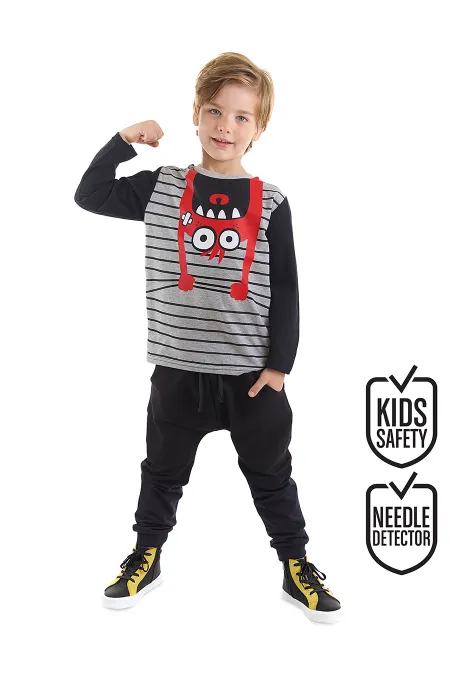 Sarkan Canavar Erkek Çocuk T-shirt Pantolon Takım