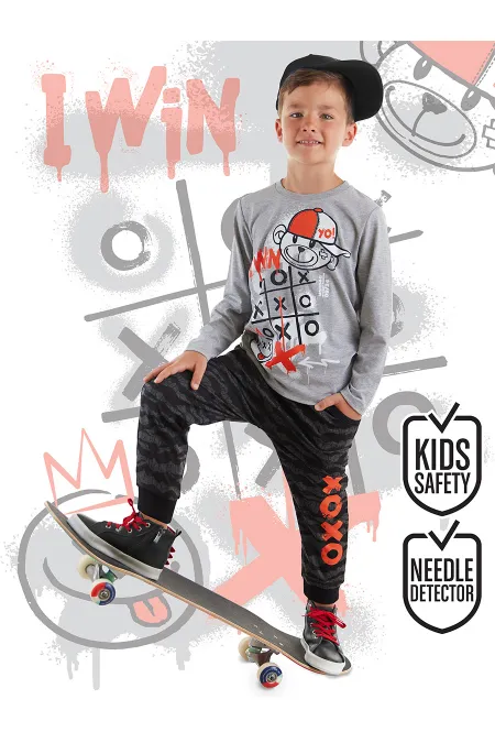 I Win Boys' T-shirt and Pants Set