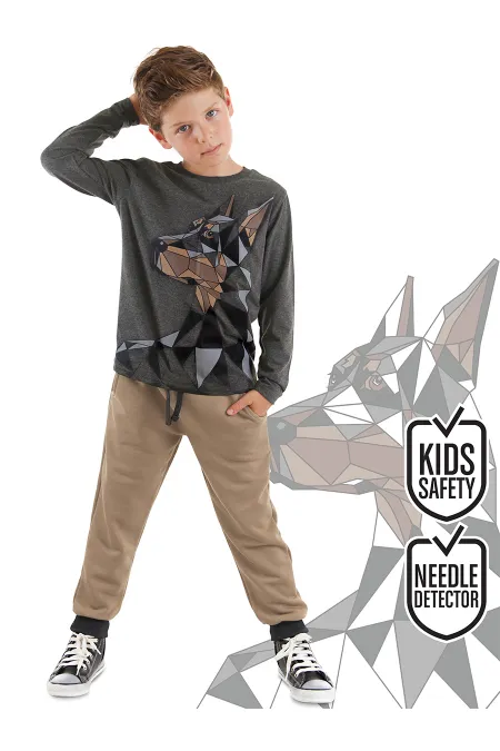 Doberman Erkek Çocuk T-shirt Pantolon Takım