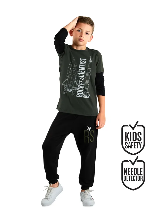 RS Erkek Çocuk Tshirt Pantolon Takım RS Erkek Çocuk Tshirt Pantolon Takım