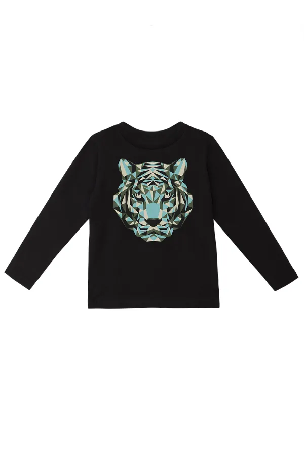 Kamuflaj Kaplan Erkek Çocuk T-shirt Pantolon Takım