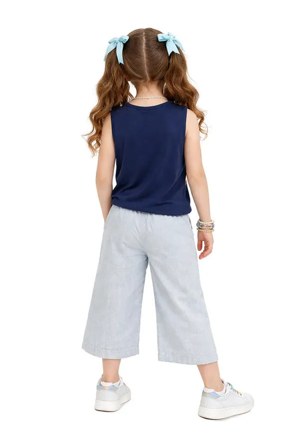 Stay Positive Kız Çocuk Pantolon T-shirt Takım