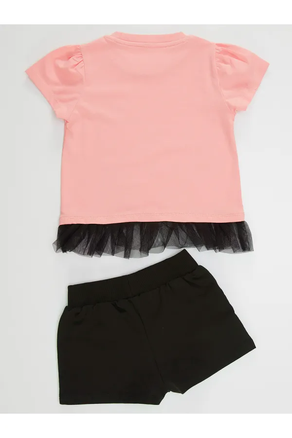 Cute Mouse Girl's T-Shirt and Shorts Set